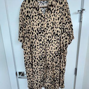 Leopard Print Mini Dress